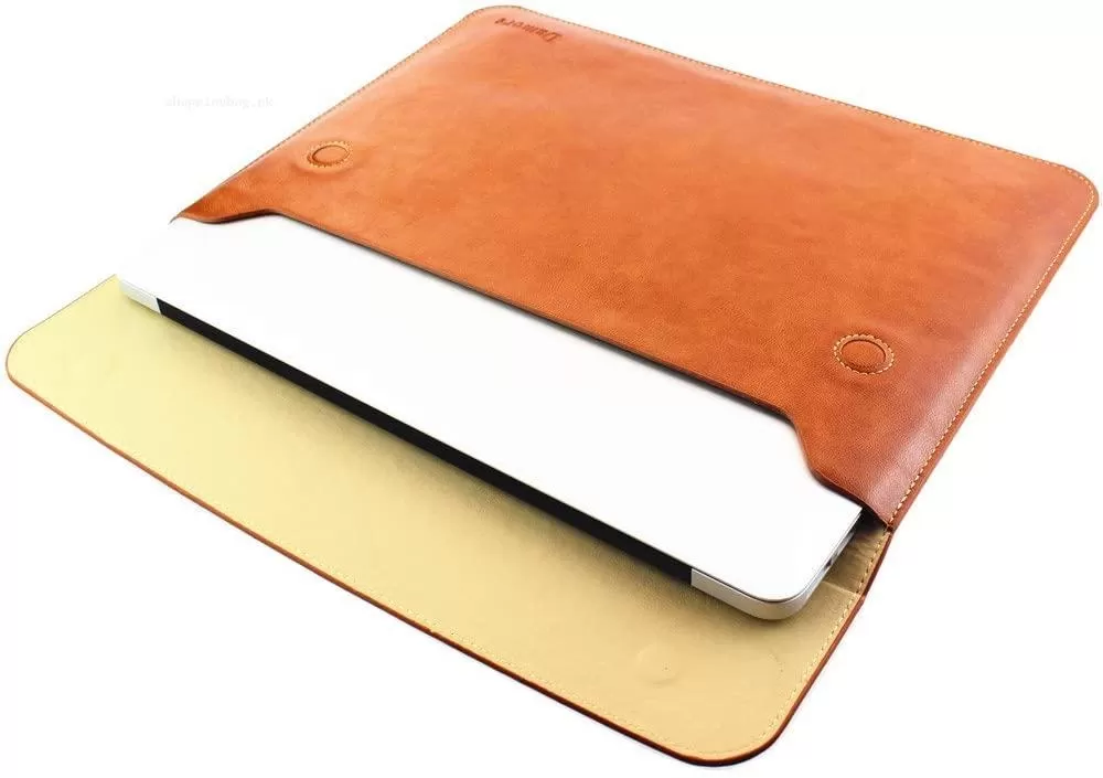 Leather Sleeve Case For MacBook Air 11.6 Inch - Brown