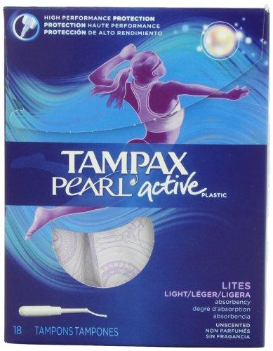Tampax Pearl Active Tampon To Absorb Menstrual Blood