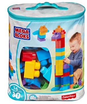 Mega Bloks 80-Piece Big Building Bag