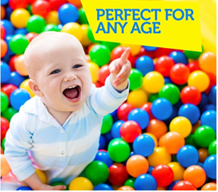 Kiddzery Plastic Balls for Ball pit, Crush Proof