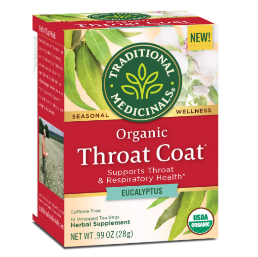 Organic Throat Coat Eucalyptus Tea by Traditional Medicinals - 96 Tea Bags