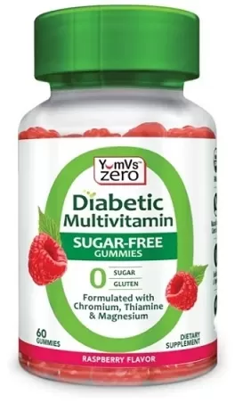 YumVs Diabetic Multivitamin Gummies for Women and Men