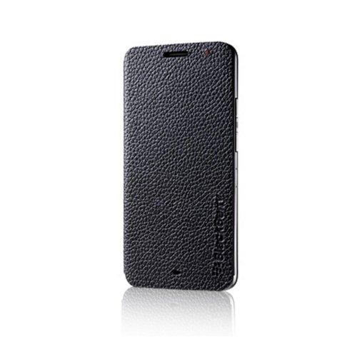 Genuine RIM BlackBerry Z30 Black Leather Flip Case