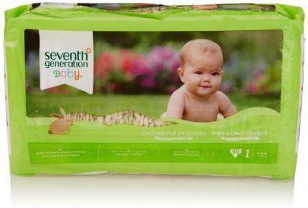 Baby Diapers to keep baby dry from Seventh Generation