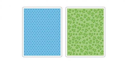 Sizzix Textured Impressions Embossing Folders - Dots & Flowers