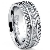 Men s Titanium Weddi…